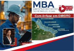 Mba em Gestão Executiva Do Petróleo e Gás Com Ênfase em Gestão Pública-p